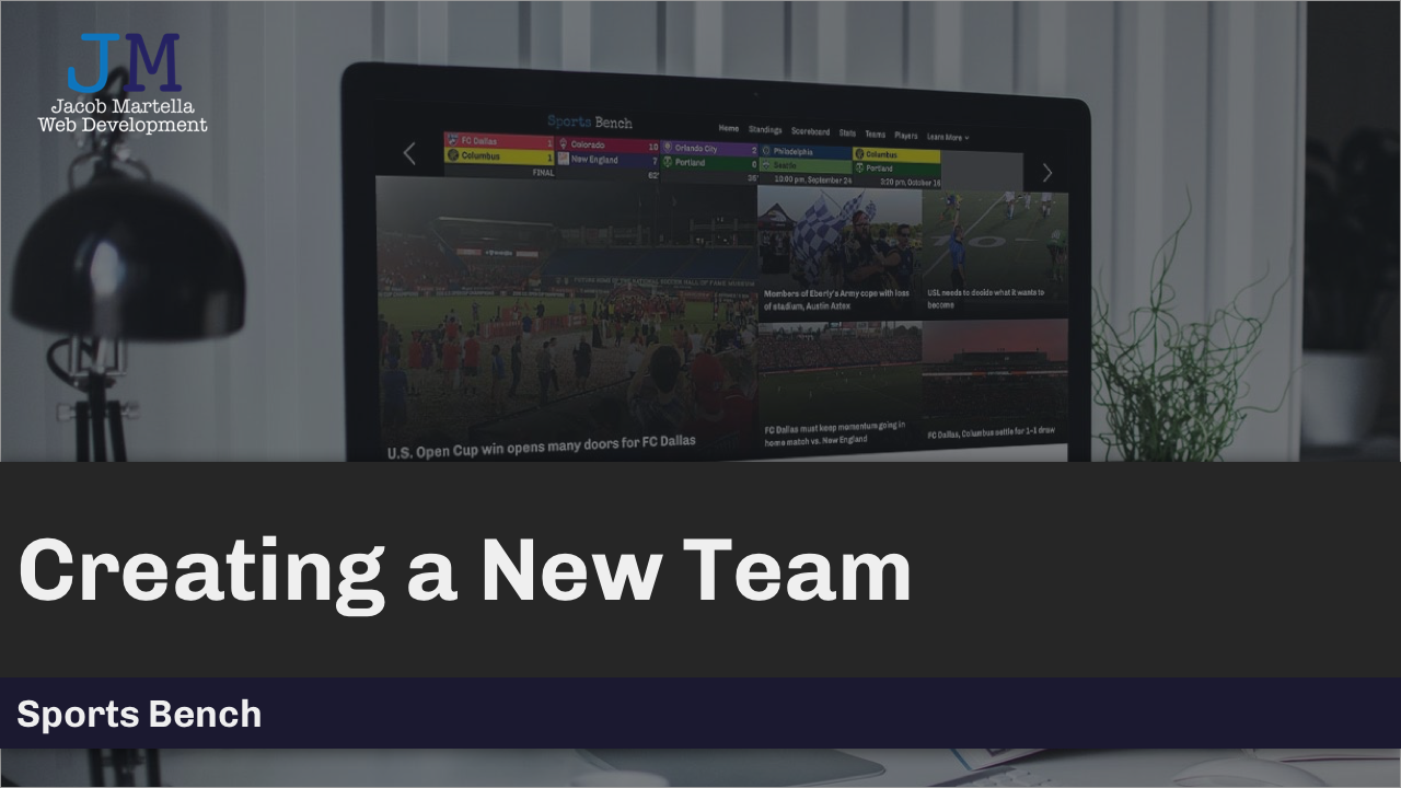 Creating a New Team
